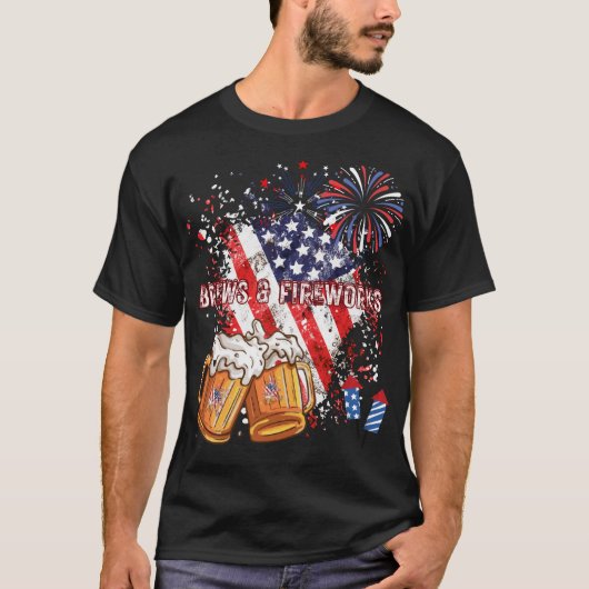 Brews & Fireworks T-Shirt (Vorderseite)