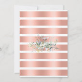 Brews & Rose vor der großen Probe Grüne Einladung (Rückseite)