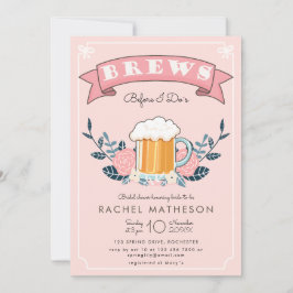 Brews vor dem Junggeselinnen-Abschied Einladung