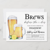 Brews vor der I Do-Engagement-Partei Einladung (Vorderseite)
