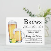 Brews vor der I Do-Engagement-Partei Einladung (Stehend Vorderseite)
