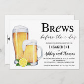 Brews vor der I Do-Engagement-Partei Einladung (Vorne/Hinten)