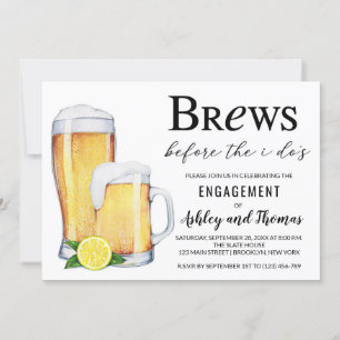 Brews vor der I Do-Engagement-Partei Einladung