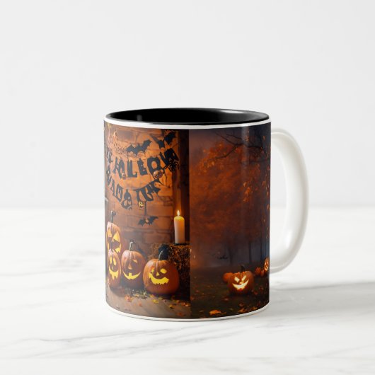 Brews zaubern: Sammlung Halloween-Tasse Zweifarbige Tasse (VorderseiteRechts)