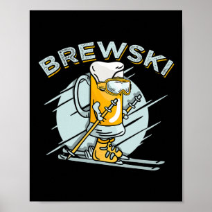 Brewski - Skibier für Wintersport Poster