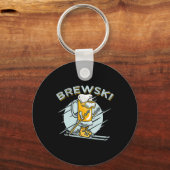 Brewski - Skibier für Wintersport Schlüsselanhänger (Vorderseite)