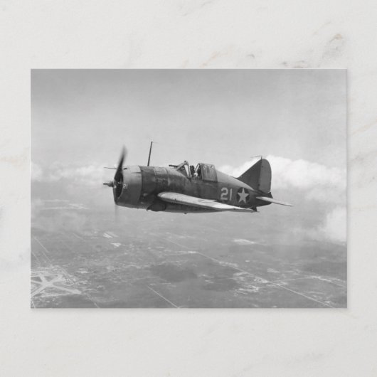 Brewster Buffalo Postkarte (Vorderseite)