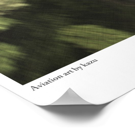 Brewster F2A Buffalo Poster (Ecke)