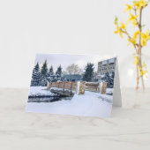 Brewster Gardens im Februar Karte (Gelbe Blume)