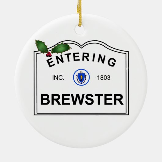 Brewster MA Keramikornament (Hinten)