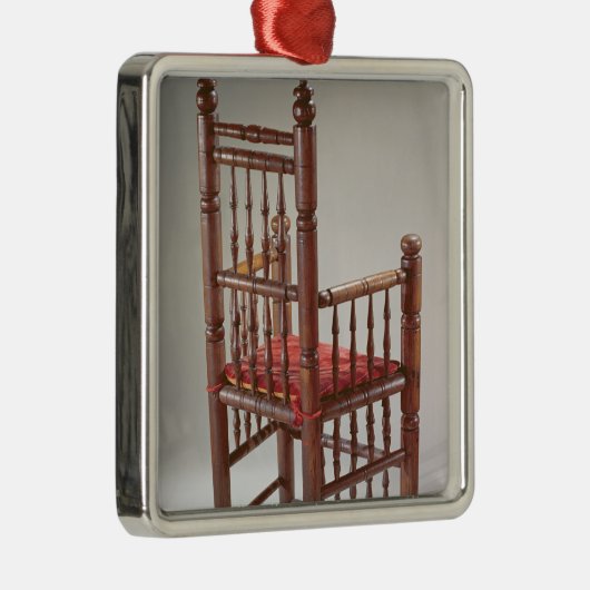 Brewster Stuhl Silbernes Ornament (Rechts)