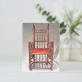 Brewster-Vorsitzende Postkarte (Stehend Vorderseite)