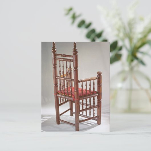 Brewster-Vorsitzende Postkarte (Stehend Vorderseite)