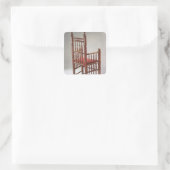 Brewster-Vorsitzende Quadratischer Aufkleber (Tasche)