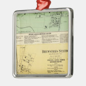 Brewsters Sta., Patterson Silbernes Ornament (Links)
