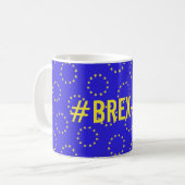 "#Brex-💩" Brexit Tasse (Vorderseite Links)