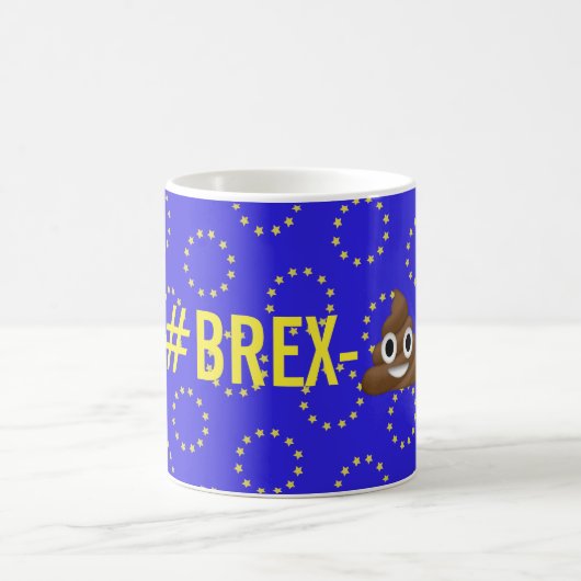 "#Brex-💩" Brexit Tasse (Mittel)