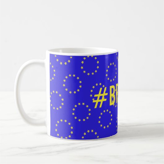 "#Brex-💩" Brexit Tasse (Links)
