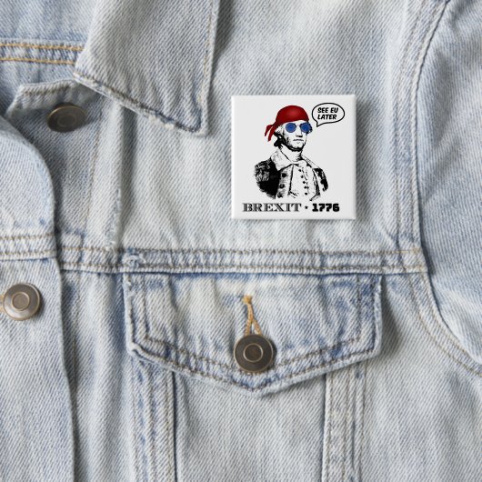 Brexit 1776 George Washington Cool Sunglasses Button (Beispiel)