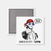 Brexit 1776 George Washington Cool Sunglasses Magnet (Vorderseite/Rückseite)