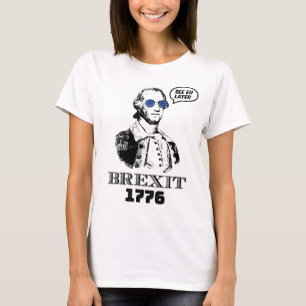 Brexit 1776 George Washington Coole Sonnenbrille T-Shirt