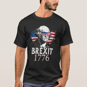 Brexit 1776 Vintage George Washington American Fla T-Shirt