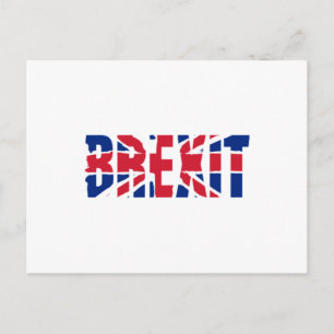 Brexit- Brexit Abstimmung Europa Britische Politik Feiertagspostkarte