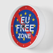 Brexit-EU-FREIZONE Uhr (Winkel)