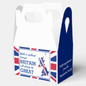 BREXIT Foto-BRITAIN IMMER GREAT Union Jack hinzufü Geschenkschachtel (Geöffnet)