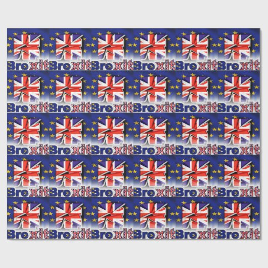Brexit Geschenkpapier (Flach)