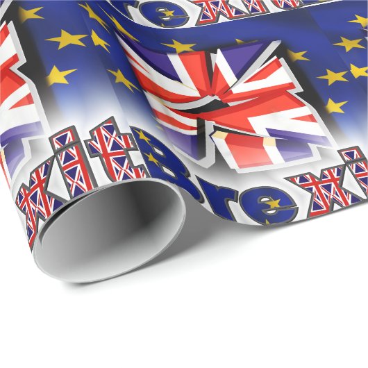 Brexit Geschenkpapier (Rolleneckpunkt)