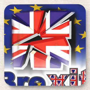 Brexit Getränkeuntersetzer