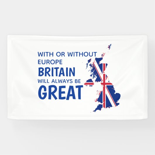BREXIT GROSSBRITANNIEN EUROPA BANNER (Horizontal)