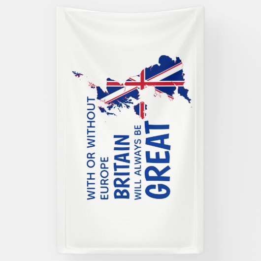 BREXIT GROSSBRITANNIEN EUROPA BANNER (Vertikal)