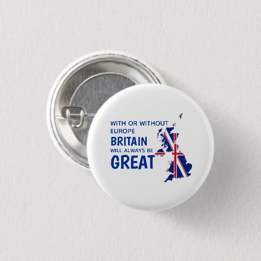 BREXIT GROSSBRITANNIEN EUROPA BUTTON (Vorne & Hinten)