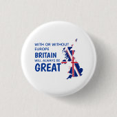 BREXIT GROSSBRITANNIEN EUROPA BUTTON (Vorderseite)