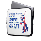 BREXIT Großbritannien Europa Laptopschutzhülle (Vorderseite Links)