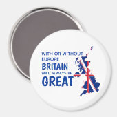BREXIT GROSSBRITANNIEN EUROPA MAGNET (Vorderseite/Rückseite)