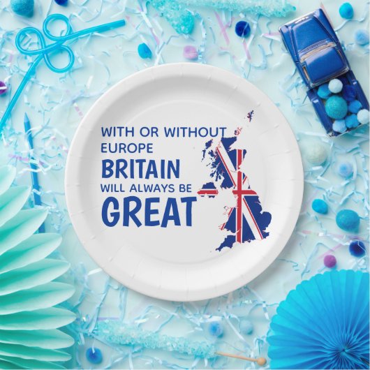 BREXIT GROSSBRITANNIEN EUROPA PAPPTELLER (Party)