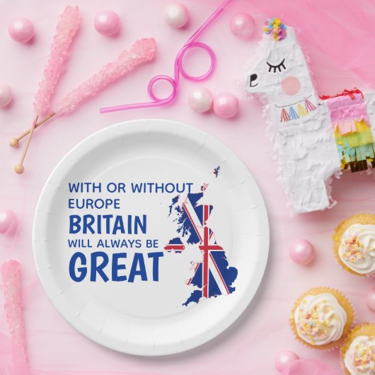 BREXIT GROSSBRITANNIEN EUROPA PAPPTELLER (Party)