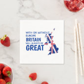 BREXIT Großbritannien - Europa Serviette (Beispiel)