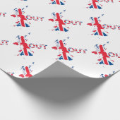 BREXIT HERAUS GEWERKSCHAFTS-JACK GESCHENKPAPIER (Ecke)