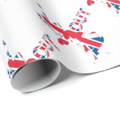 BREXIT HERAUS GEWERKSCHAFTS-JACK GESCHENKPAPIER (Rolleneckpunkt)