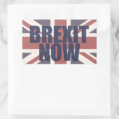 Brexit jetzt Stickers (Tasche)