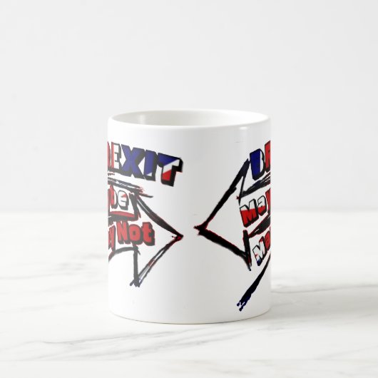 Brexit-Kaffee-Cup oder Tee-Tasse Kaffeetasse (Mittel)
