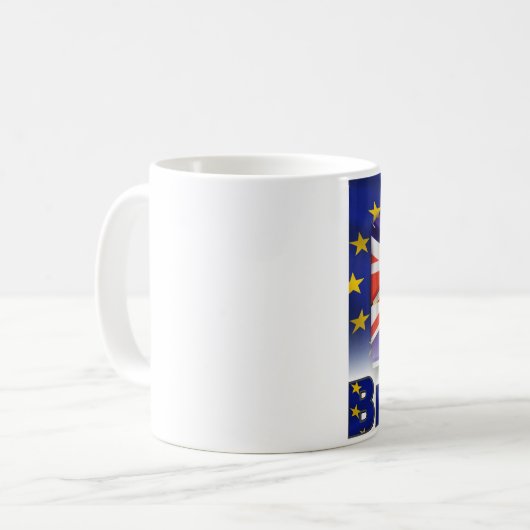 Brexit Kaffeetasse (Vorderseite Links)