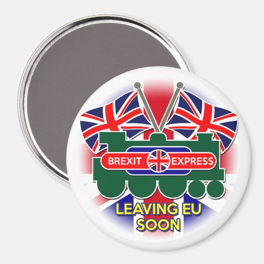 Brexit Magnet (Vorderseite/Rückseite)
