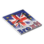 Brexit Notizblock (angewinkelt)