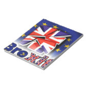 Brexit Notizblock (Rotiert)