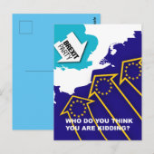 Brexit-Party-Vater-Armee Postkarte (Vorne/Hinten)